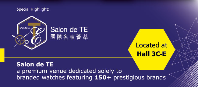 Salon de TE: a premium venue dedicated solely to branded watches featuring 150+ pretigious brands